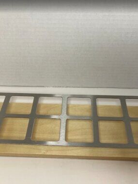 12 Slot Stainless Steel Nail Polish Stand